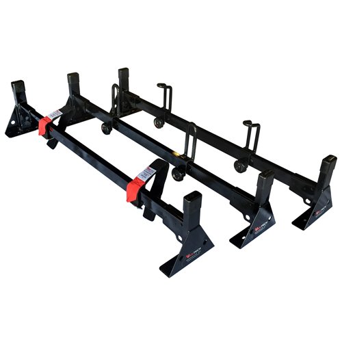 H1 3-Bar Aluminum Rack System W/ Roller Ford Transit 2015-present