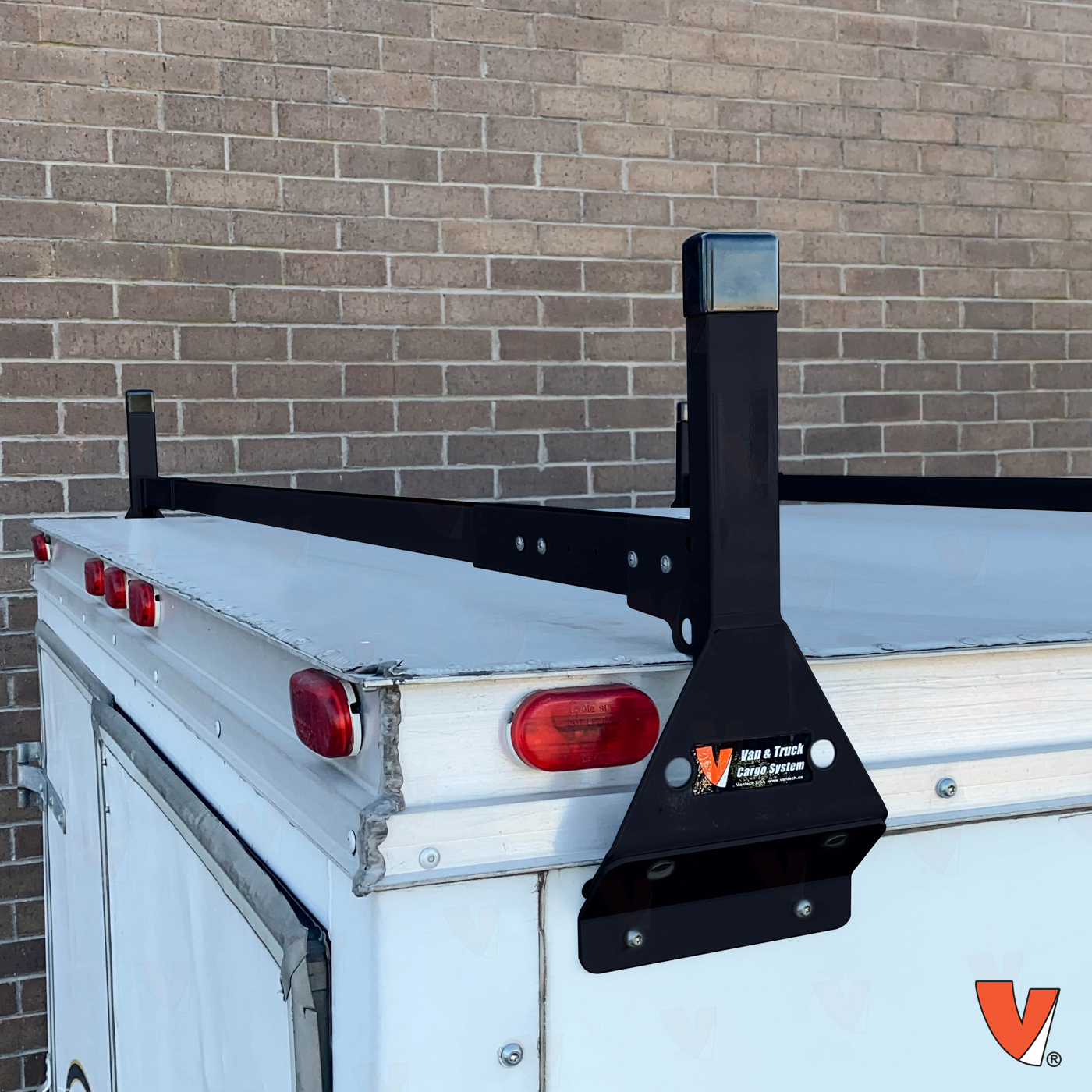 Vantech H1 Box Truck Steel Rack System - Side Mount
