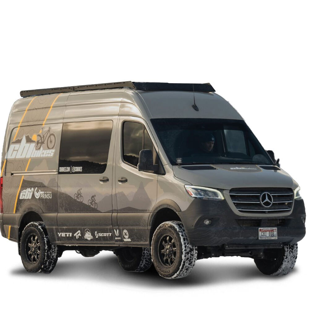Sprinter Kayak Rack Prinsu Sprinter High Roof Van Platform Roof Rack | 2014-2025