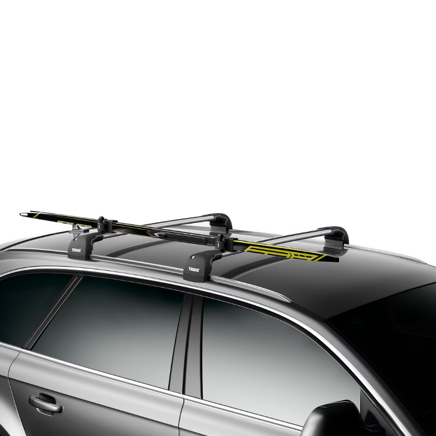 スキー Thlue car rack system Thule SkiClick