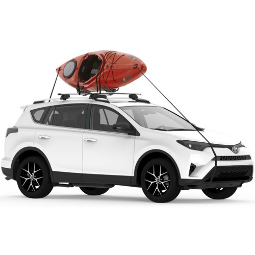 PORTE-KAYAK ECKLA 4 PARTIES POUR BARRES DE TOIT AVEC RAINURE